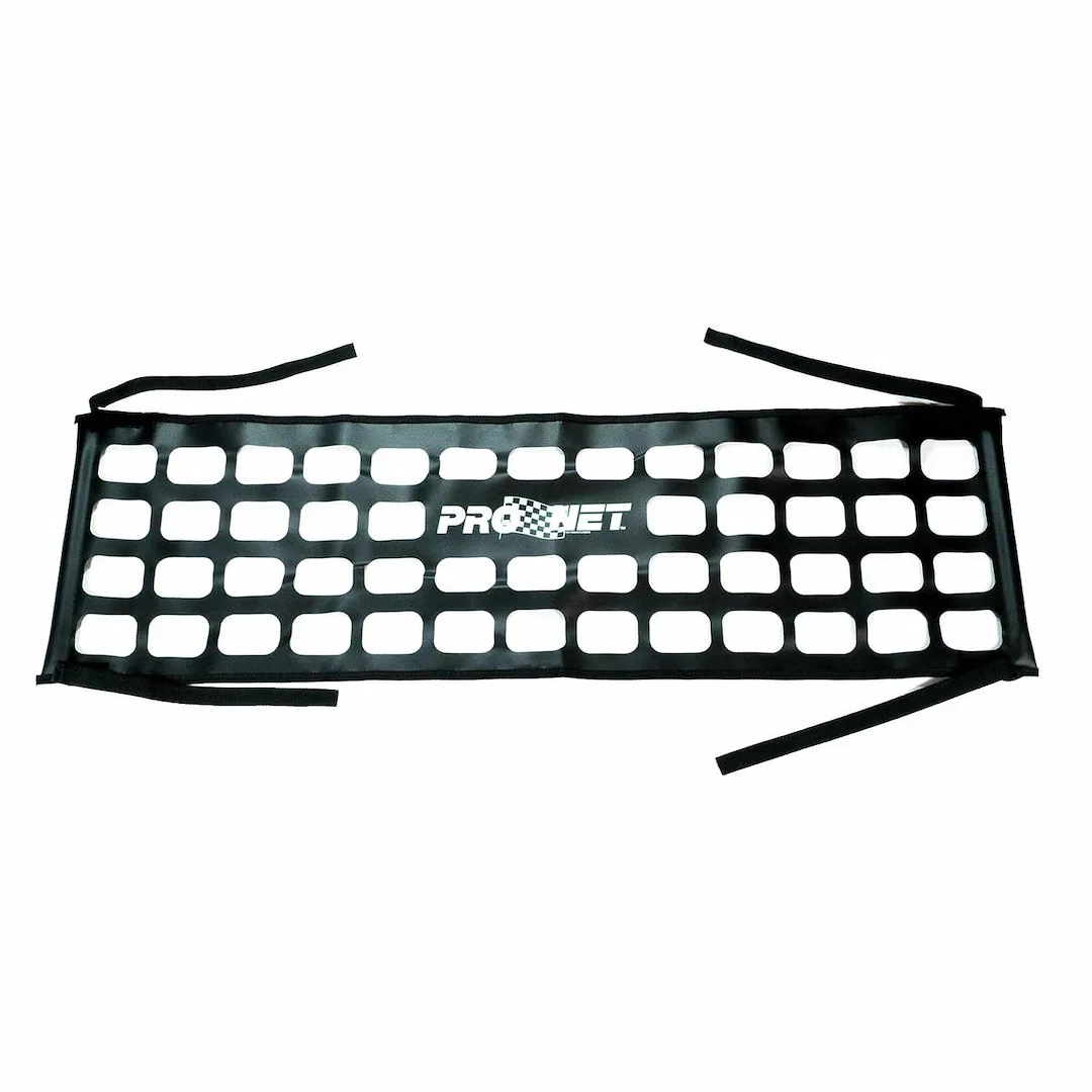 PN007 – PRONET Tailgate Net, Pro Net Logo Black 18 Inch Height X 59.75 Inch Width